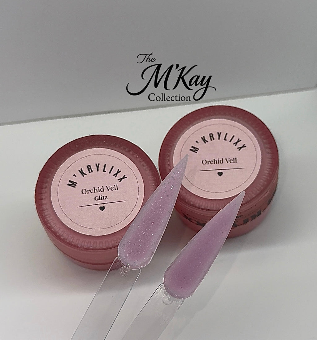 M’Krylixx Orchid Veil Acrylic Powder - 1 oz