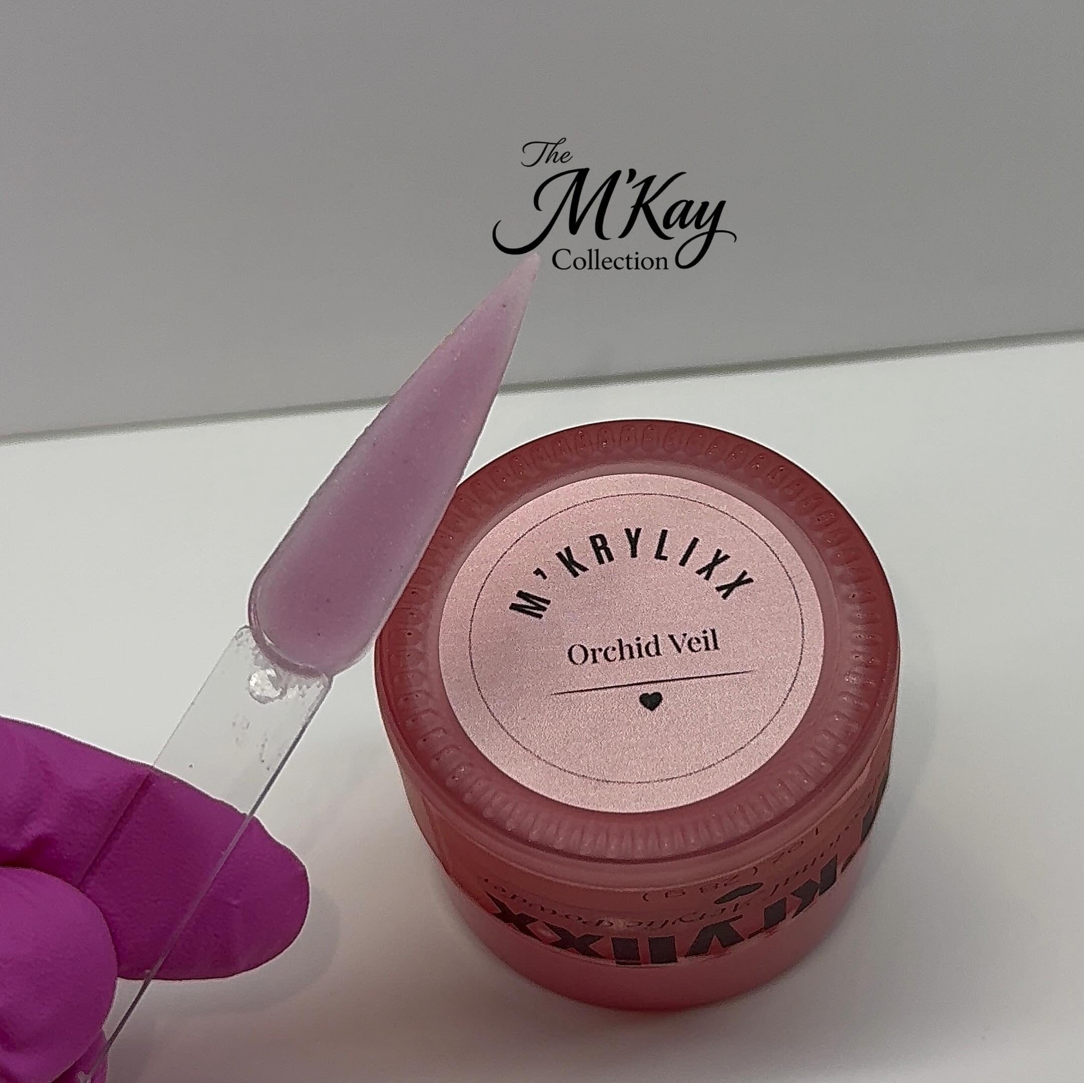 M’Krylixx Orchid Veil Acrylic Powder - 1 oz